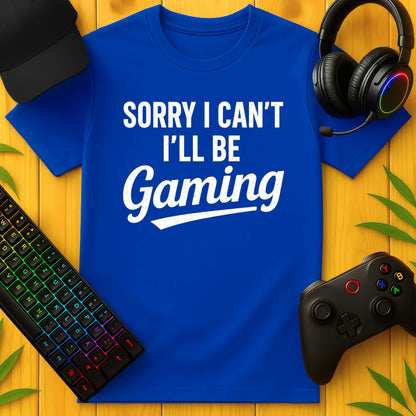 Sorry I cant Gaming Stroke T-Shirt für Kids