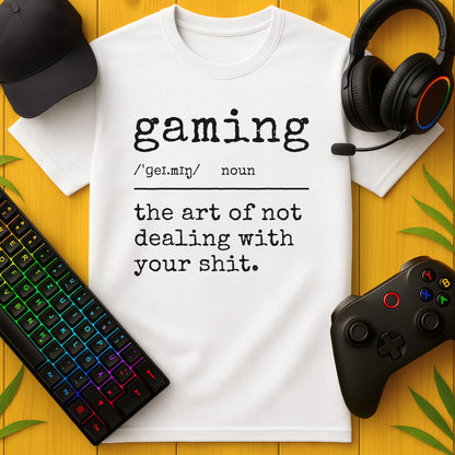 Gaming Definition The Art Typewriter T-Shirt