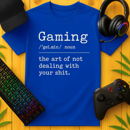 Gaming Definition The Art Clean Typewriter T-Shirt