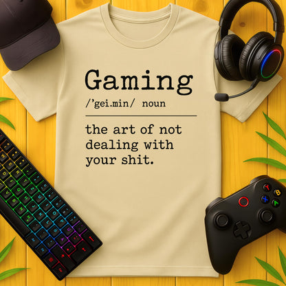 Gaming Definition The Art Clean Typewriter T-Shirt