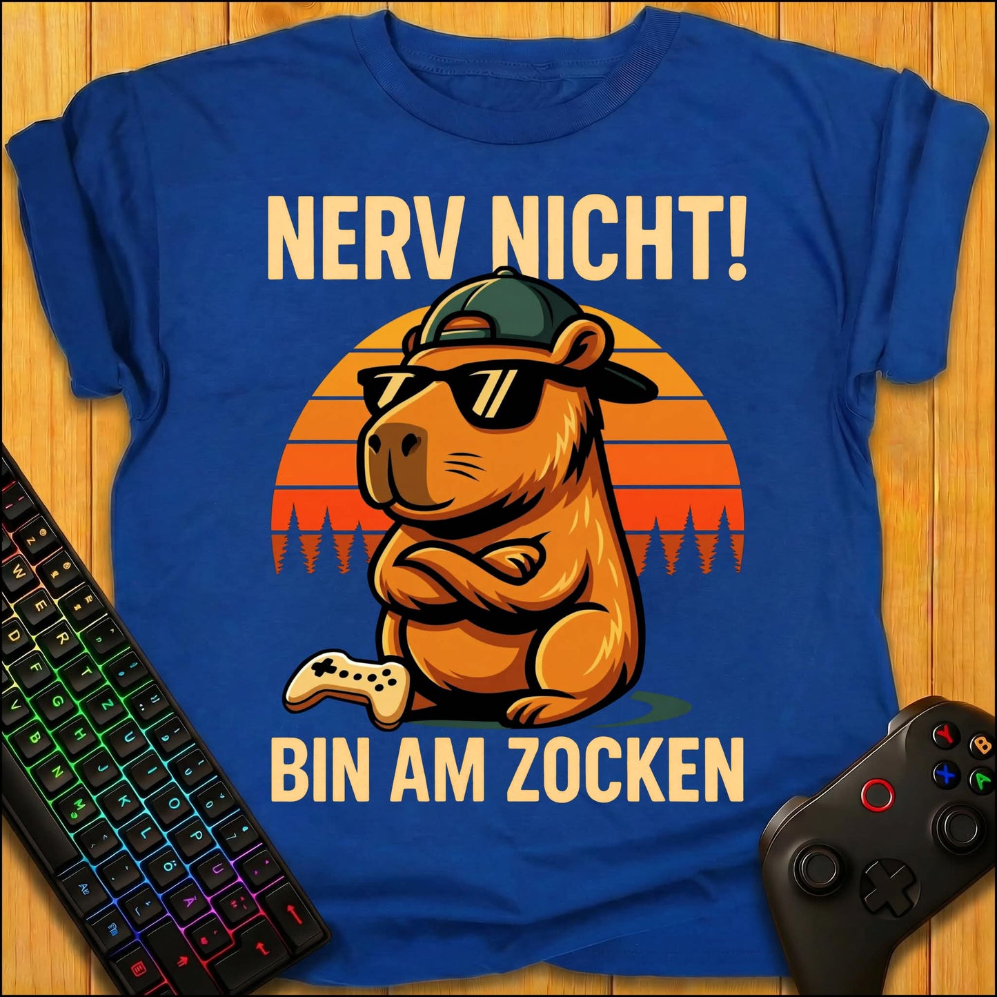Nerv nicht Bin am Zocken T-Shirt für Kids