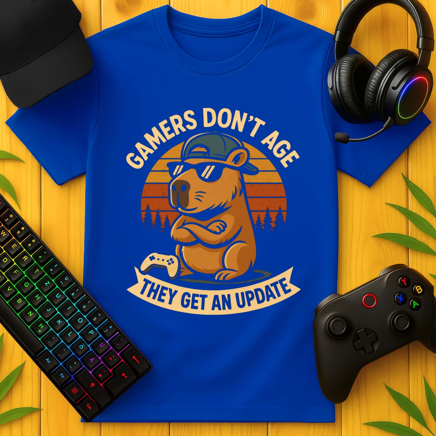 Gamers dont Age Capybara T-Shirt