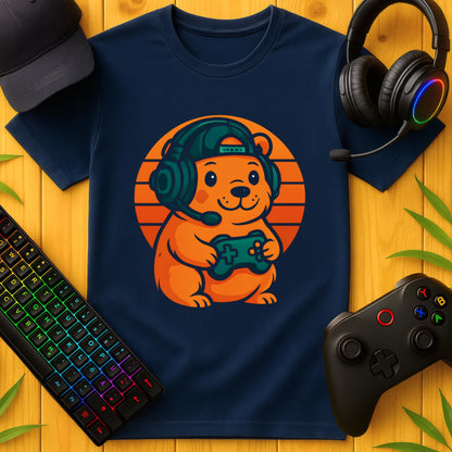Cute Gaming Capybara T-Shirt