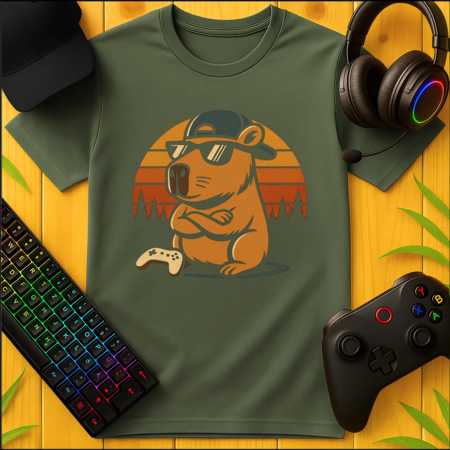 Gaming Capybara T-Shirt