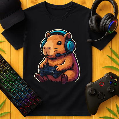 Gaming Capybara Headset T-Shirt