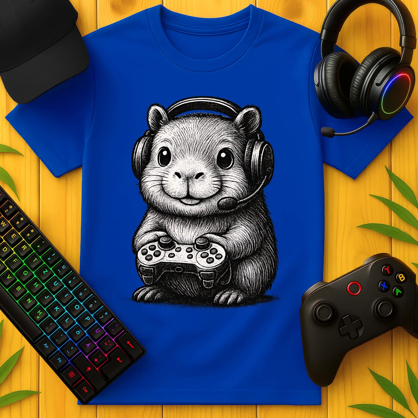 Cute Capybara BW T-Shirt