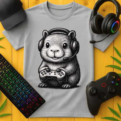 Cute Capybara BW T-Shirt