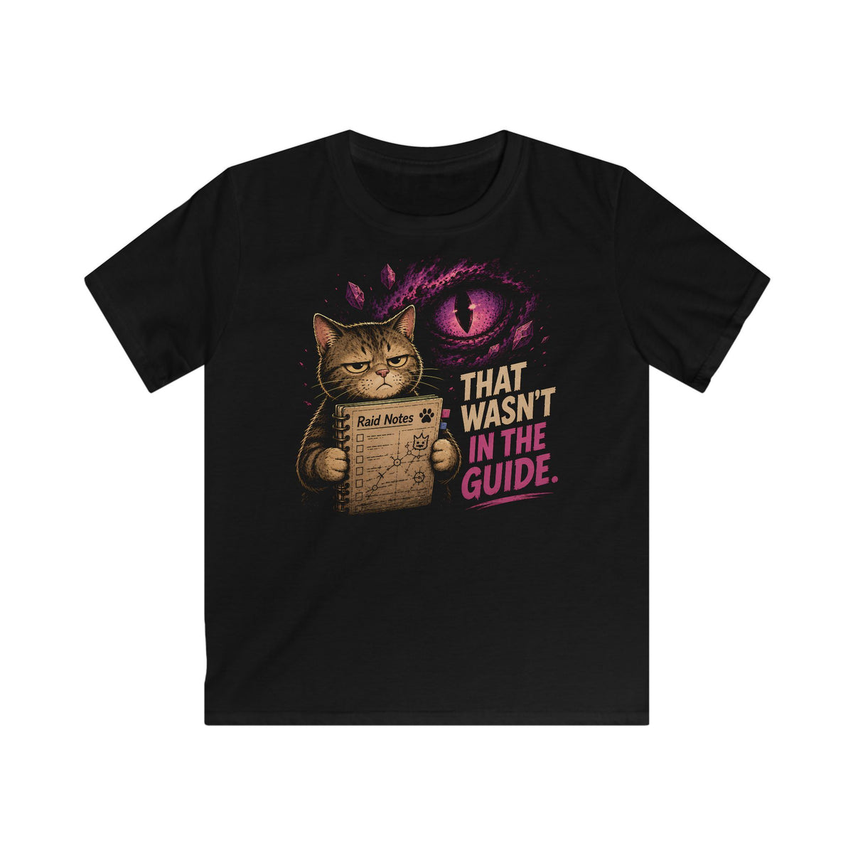 Gaming Guide Karte T-Shirt für Kids