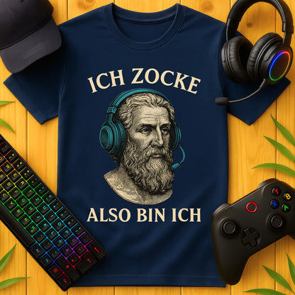 Ich zocke also bin ich Headset T-Shirt