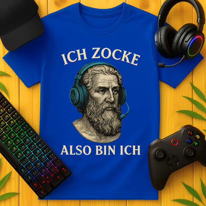 Ich zocke also bin ich Headset T-Shirt