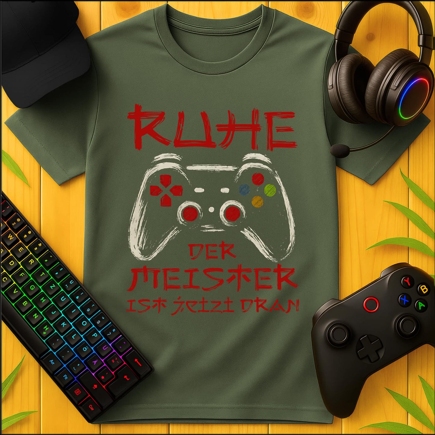 Ruhe der Meister ist dran Japan T-Shirt