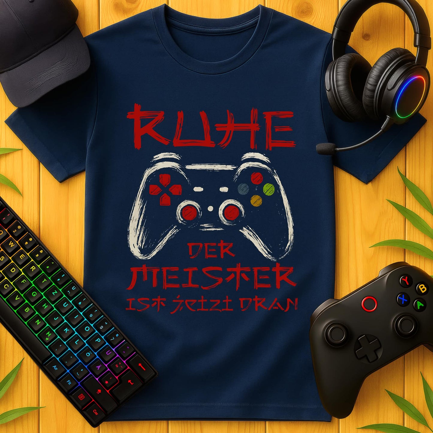 Ruhe der Meister ist dran Japan T-Shirt