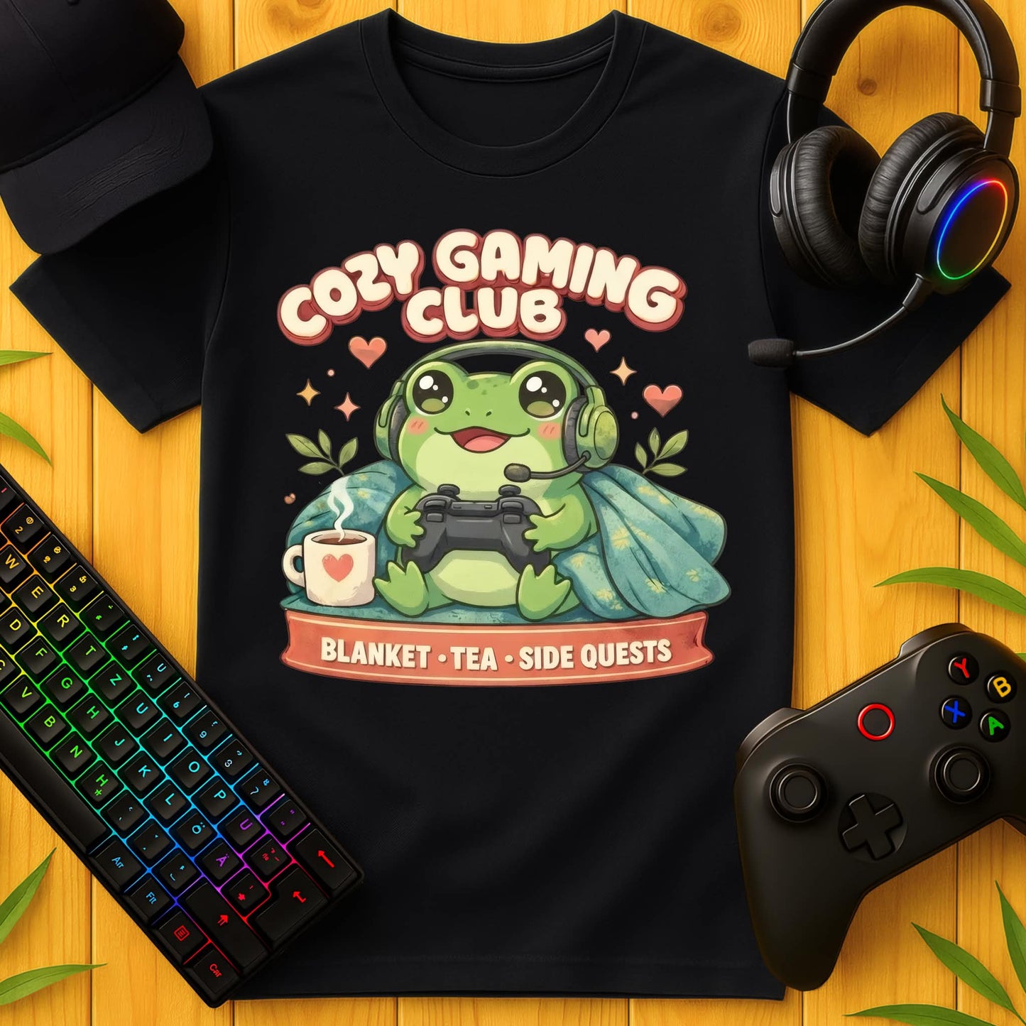 Cozy Gaming Club Frog T-Shirt