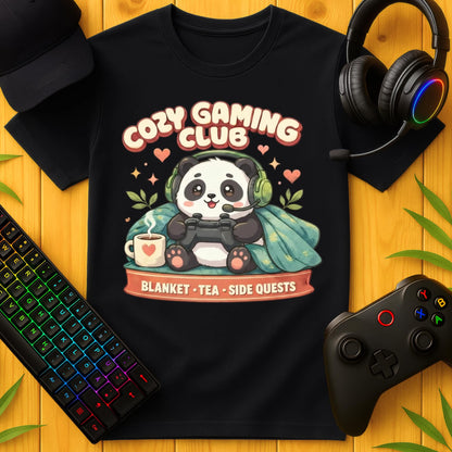 Cozy Gaming Club Panda T-Shirt