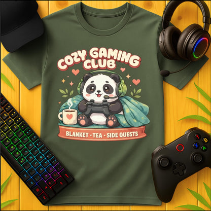 Cozy Gaming Club Panda T-Shirt