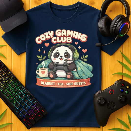 Cozy Gaming Club Panda T-Shirt