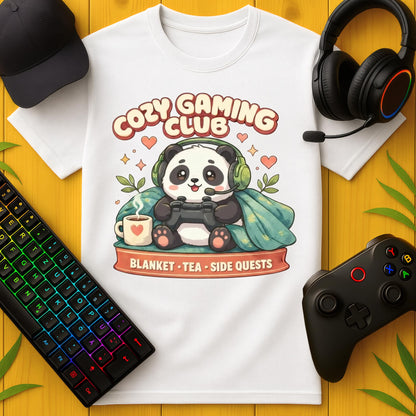 Cozy Gaming Club Panda T-Shirt
