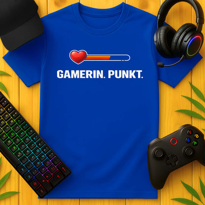 Gamerin Punkt Herz T-Shirt