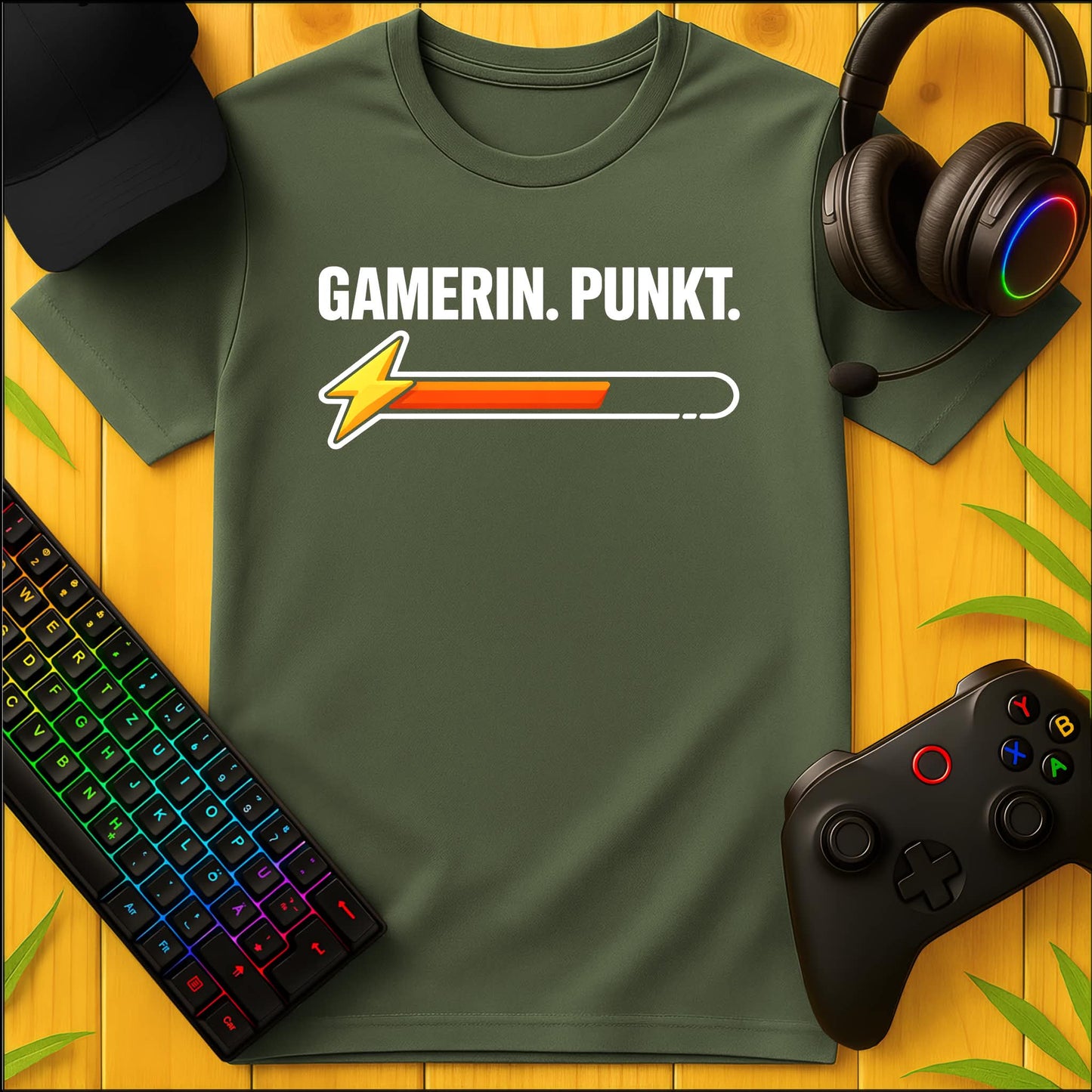 Gamerin Punkt Blitz T-Shirt