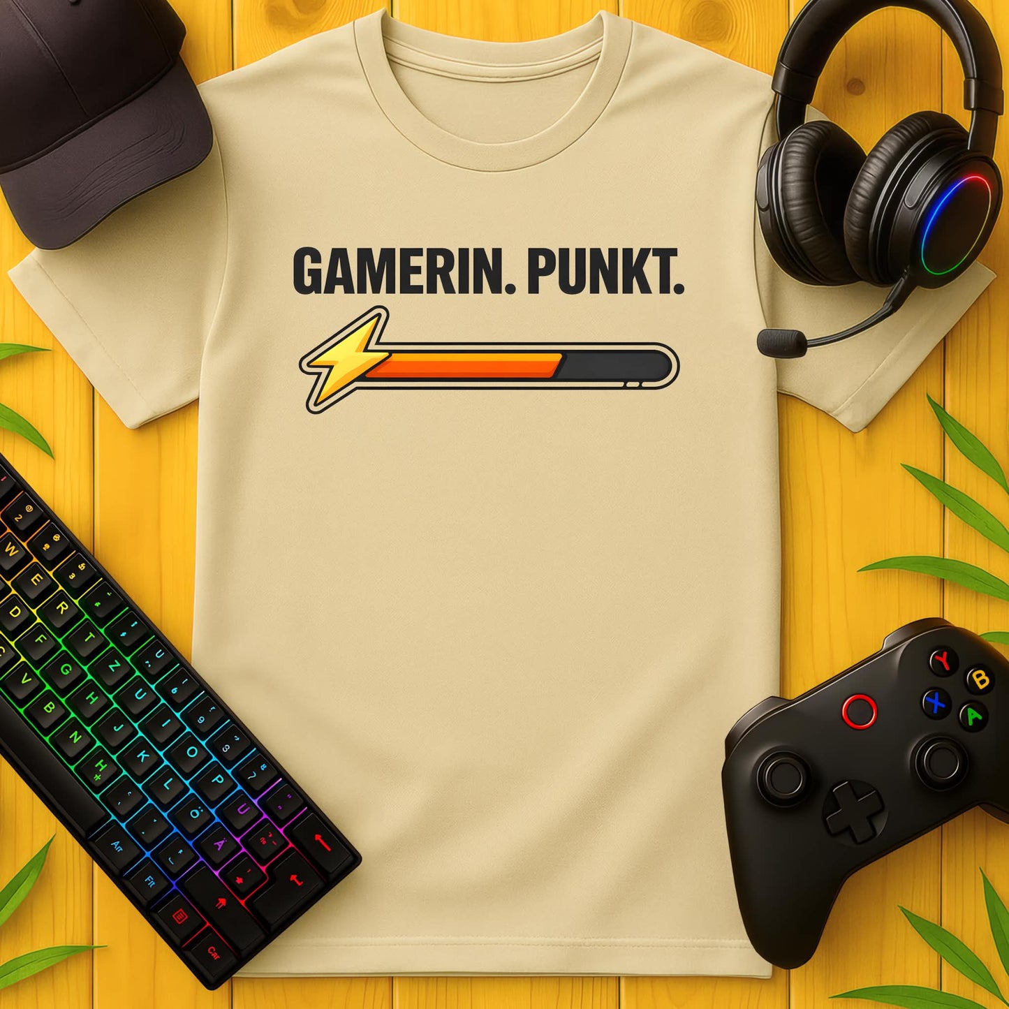 Gamerin Punkt Blitz T-Shirt
