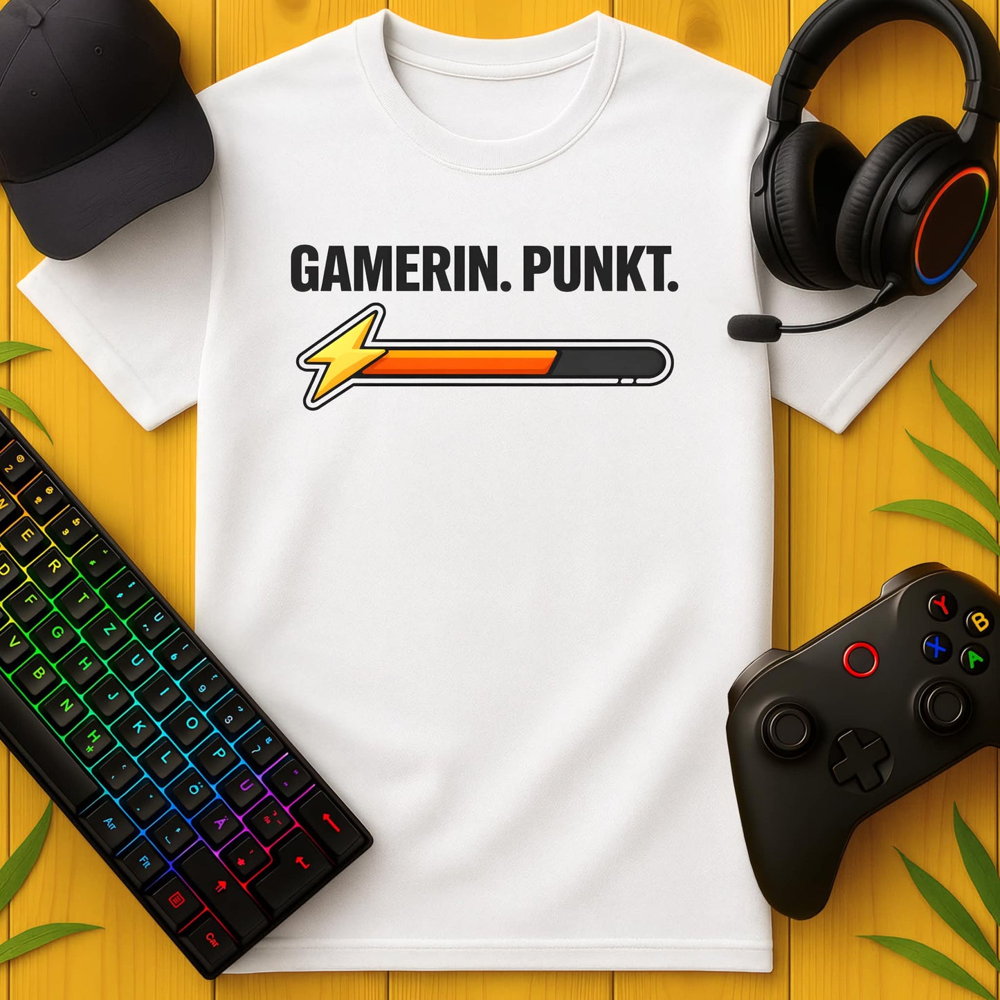 Gamerin Punkt Blitz T-Shirt