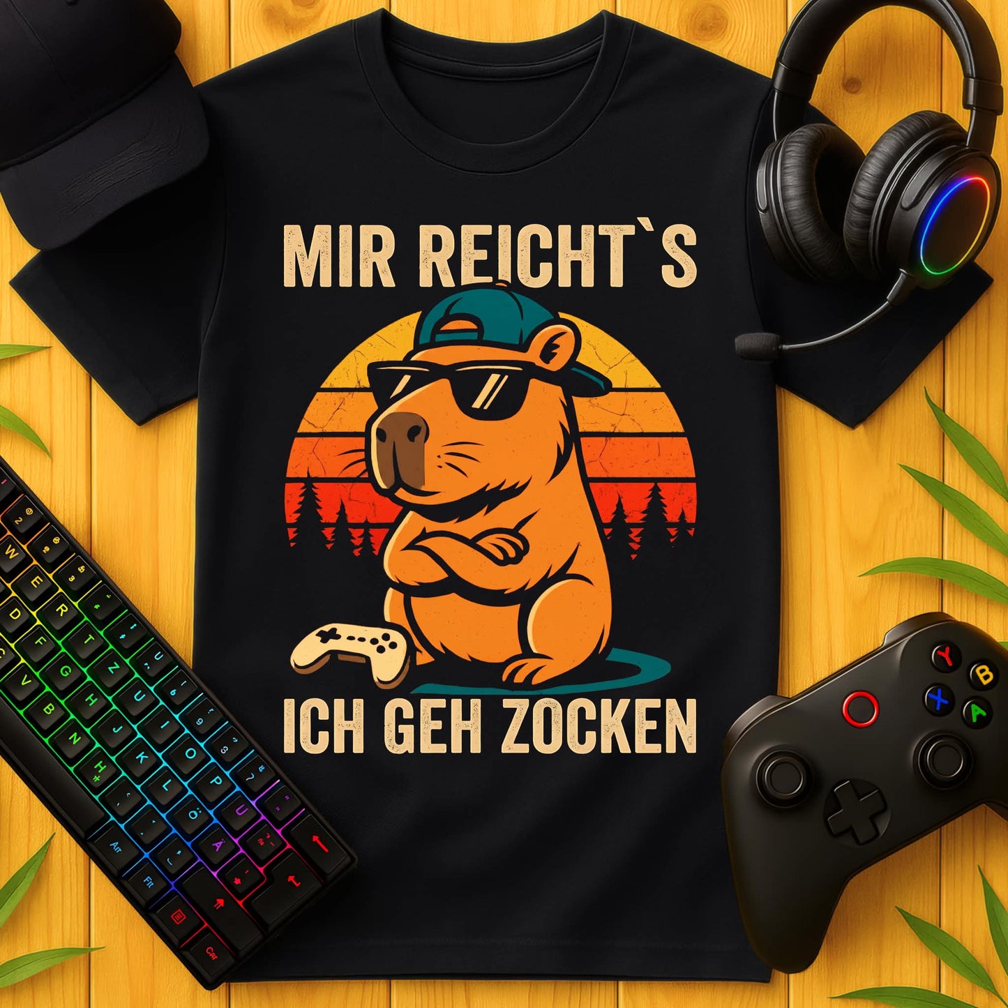 Mir reichts ich geh zocken T-Shirt für Kids