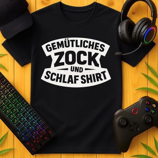 Zock und Schlaf-T-Shirt