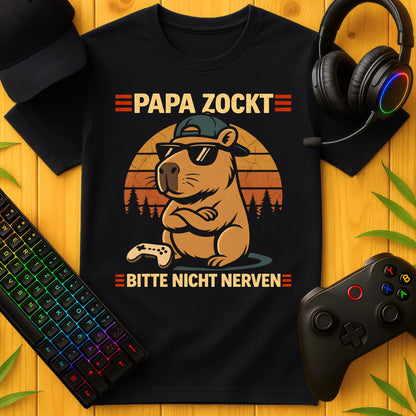 Papa zockt T-Shirt
