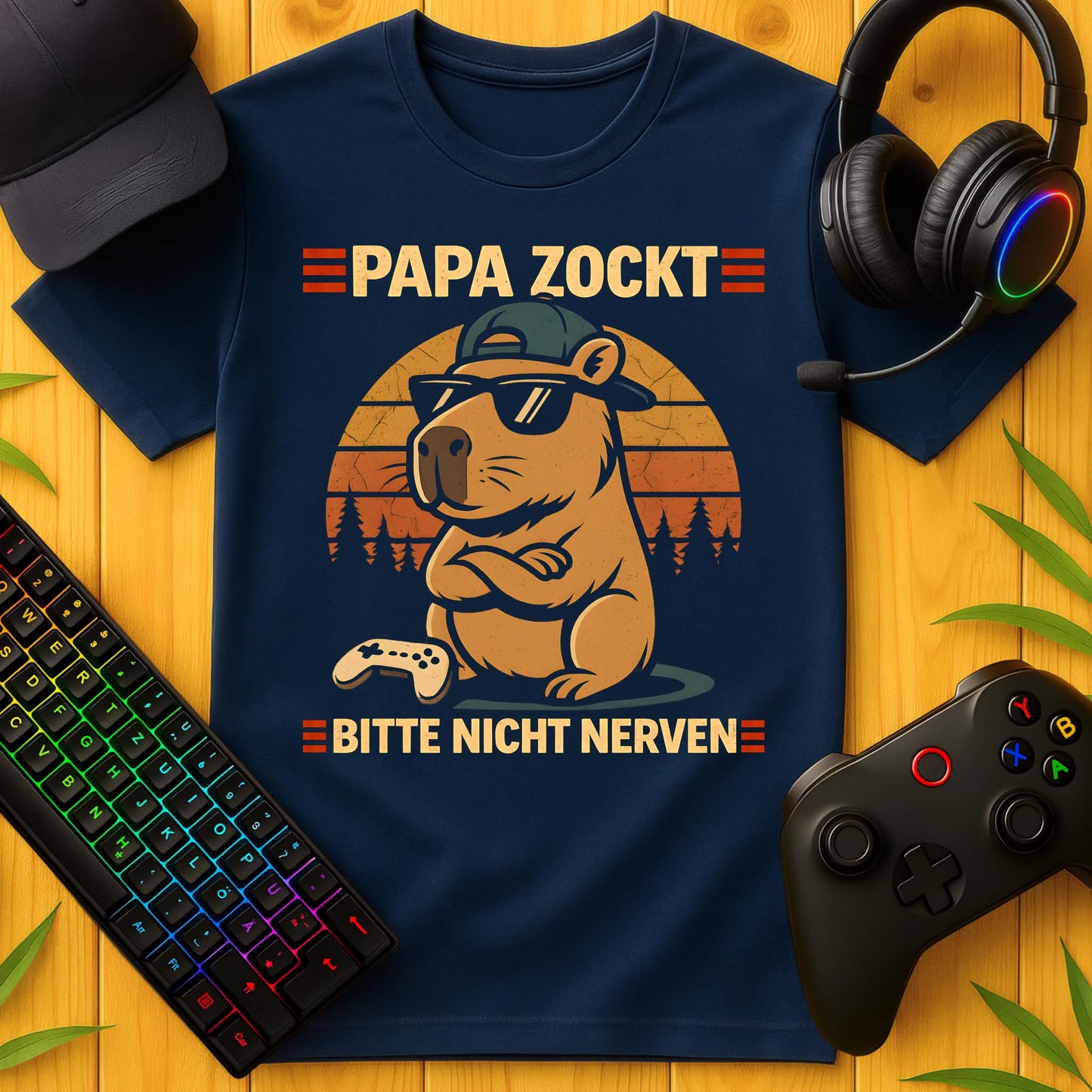 Papa zockt T-Shirt