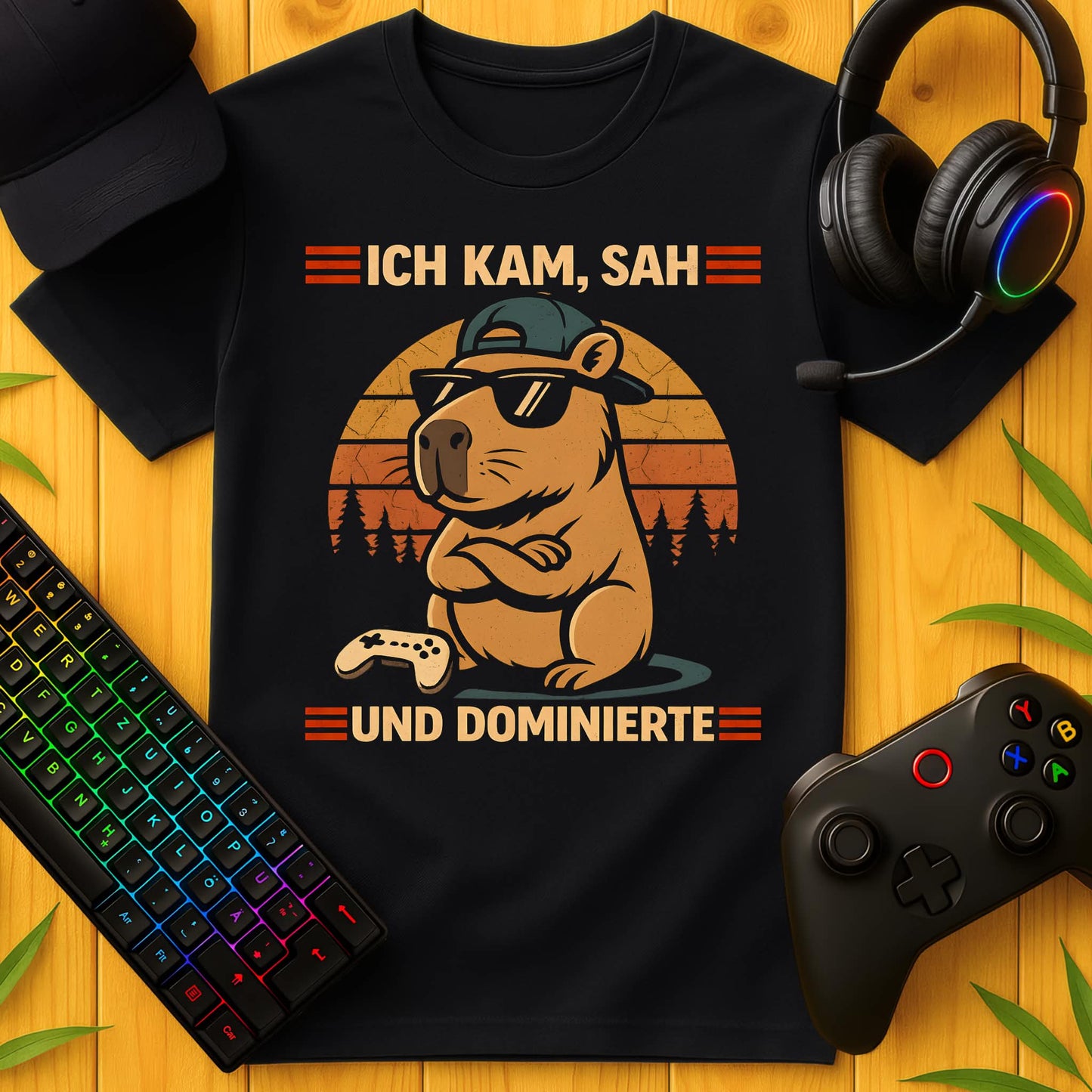 Ich kam, sah und dominierte T-Shirt für Kids