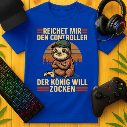König will Zocken T-Shirt für Kids