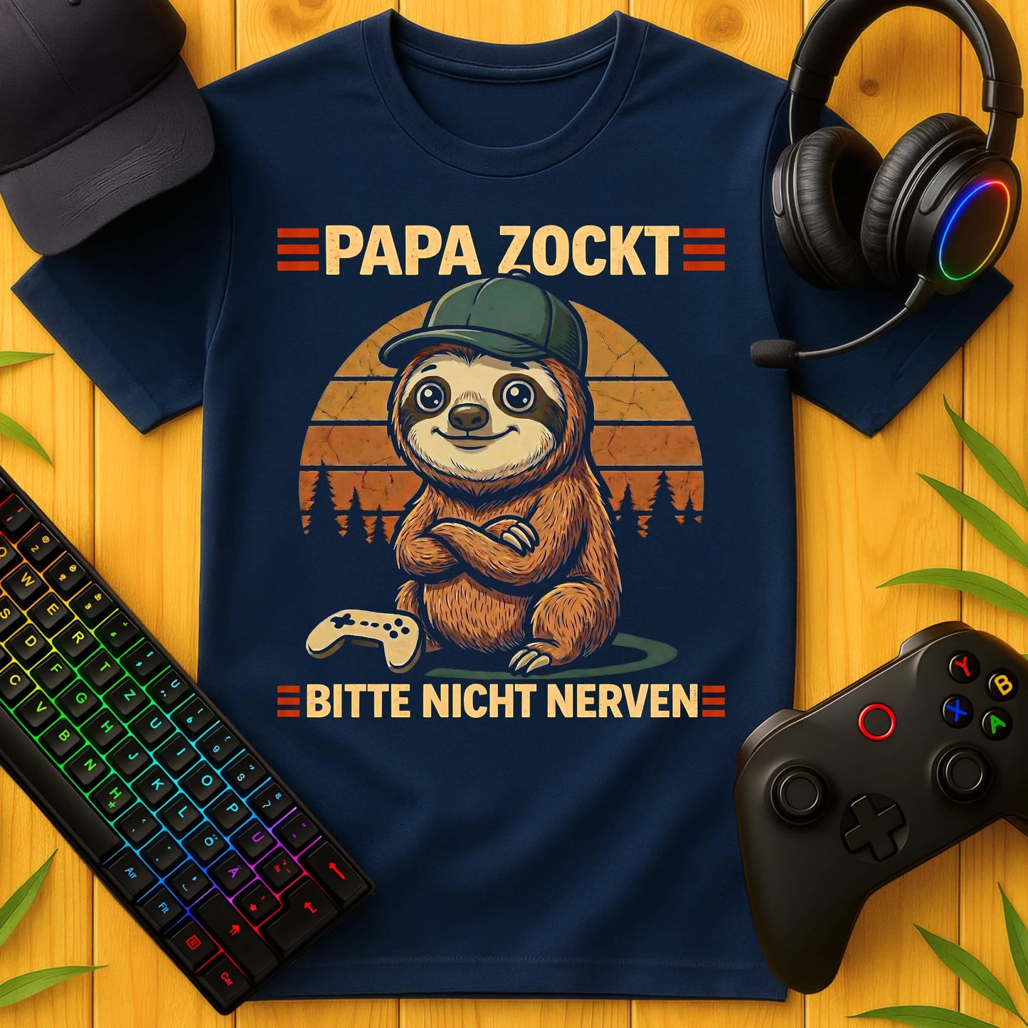 Papa zockt T-Shirt