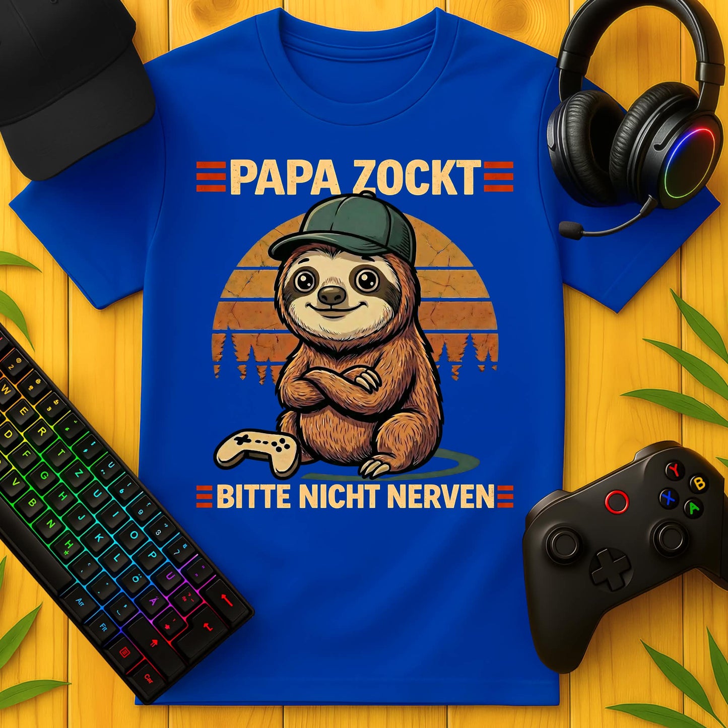 Papa zockt T-Shirt