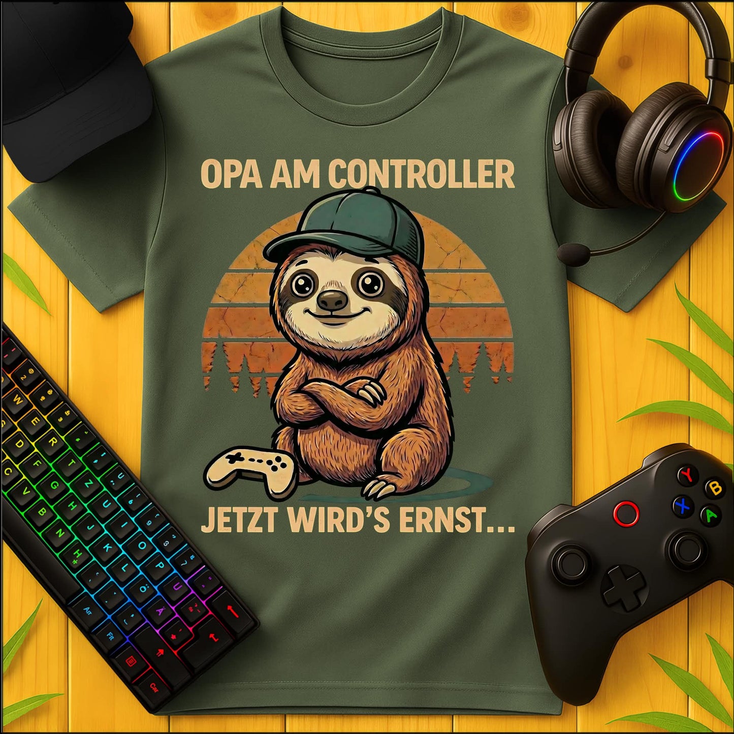 Opa am Controller T-Shirt