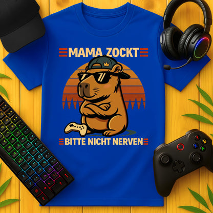 Mama Zockt She-Capybara T-Shirt