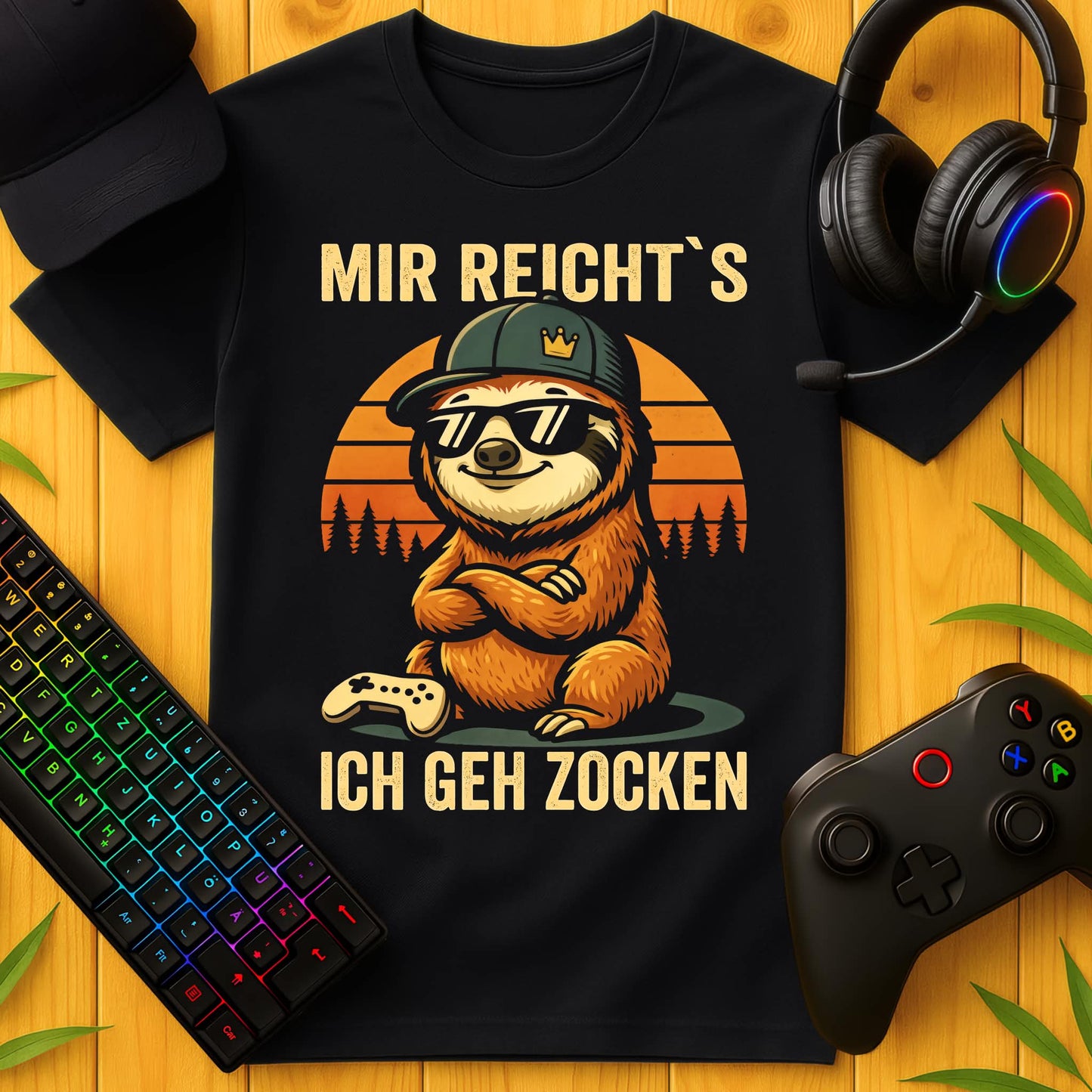 Mir reichts Sloth cool T-Shirt für Kids
