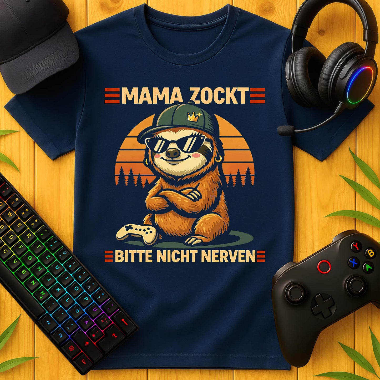 Mama Zockt She-Sloth cool T-Shirt