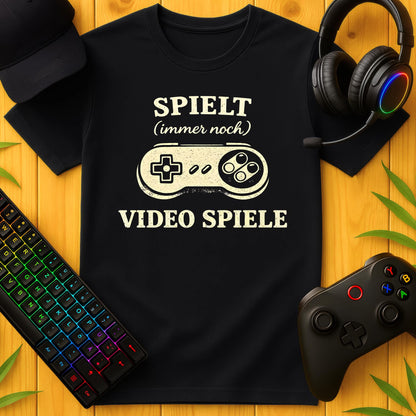 Spielt Video Spiele SW T-Shirt