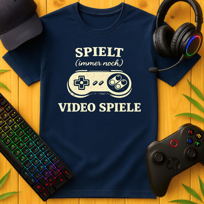Spielt Video Spiele SW T-Shirt