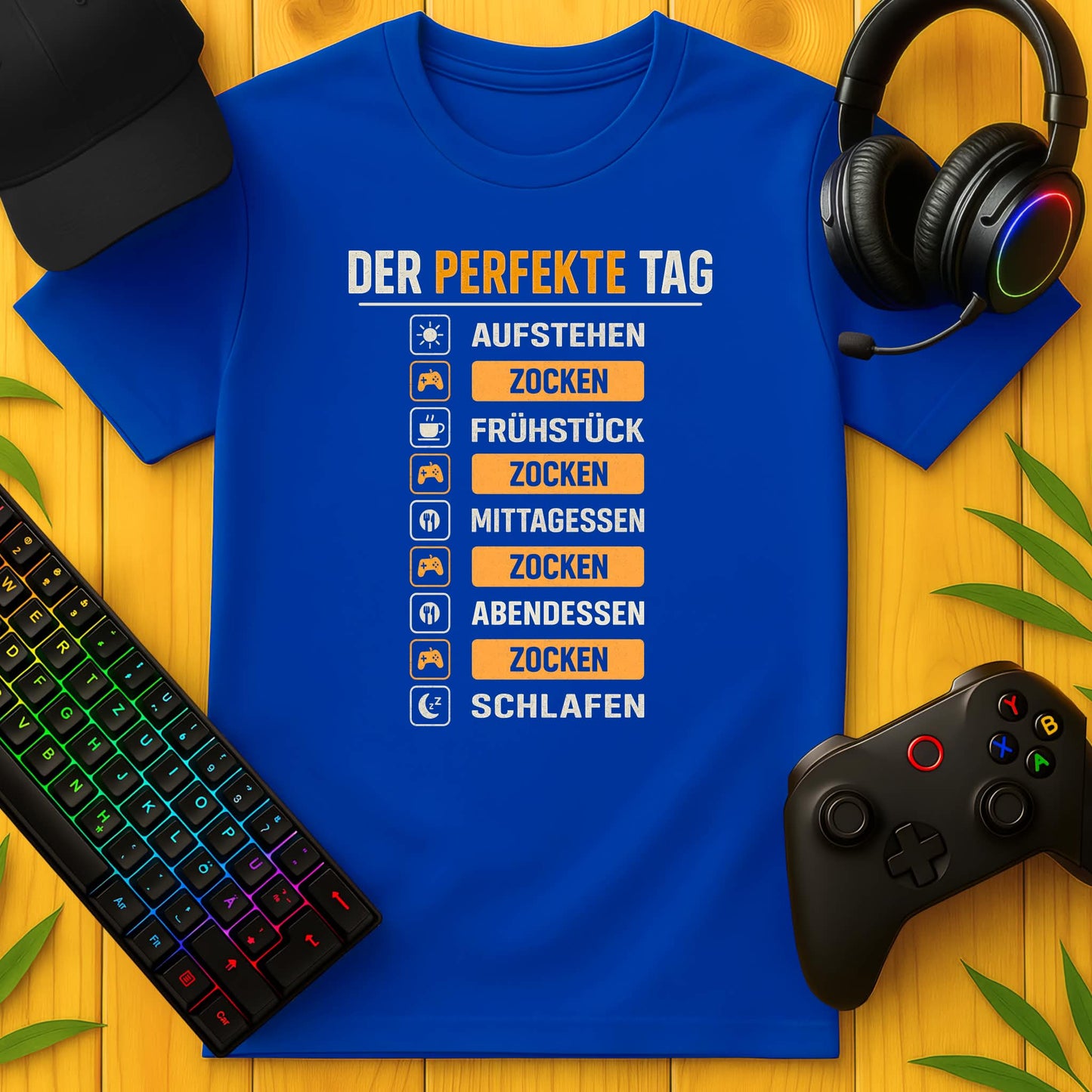 Der perfekte Tag Zocken T-Shirt