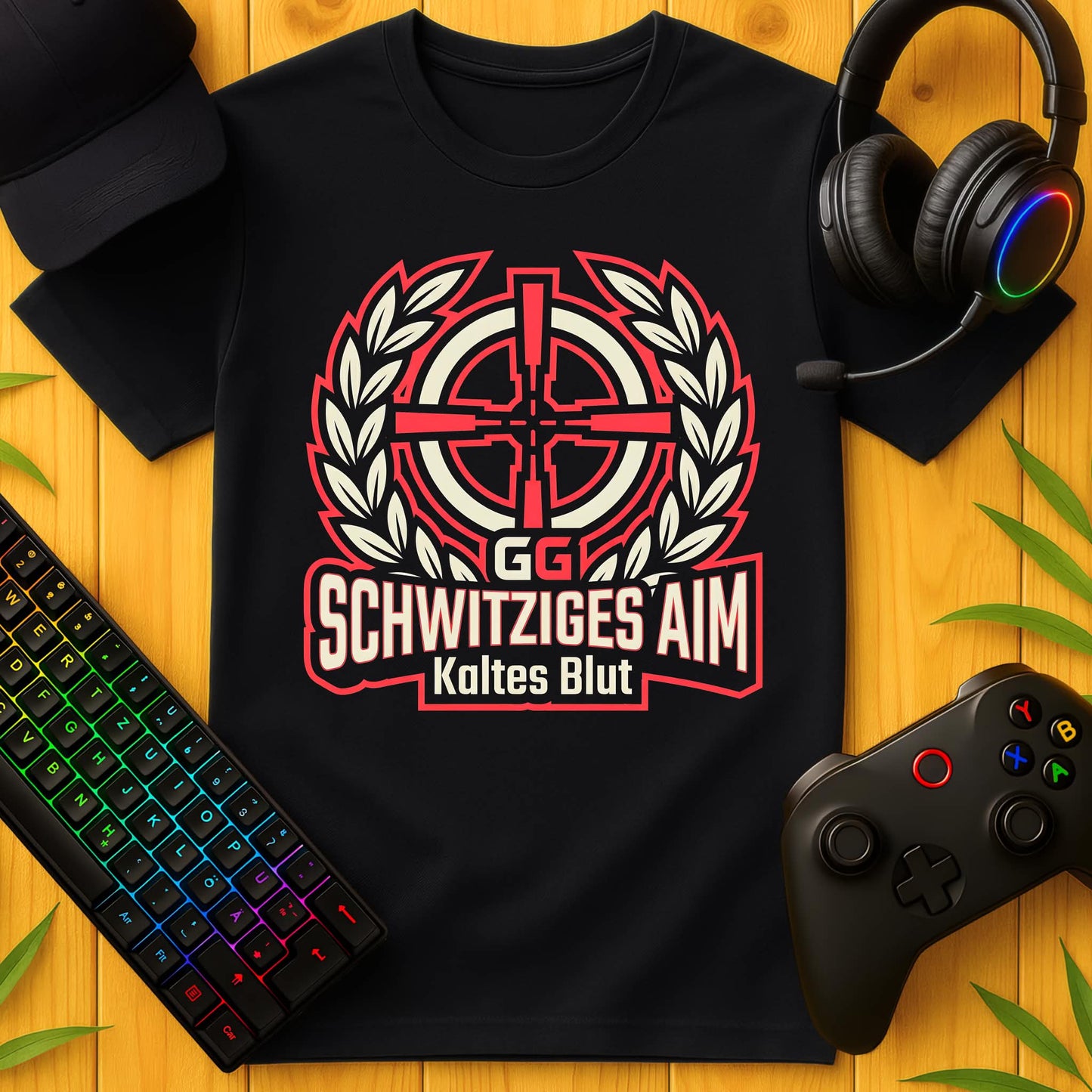 Schwitziges Aim T-Shirt