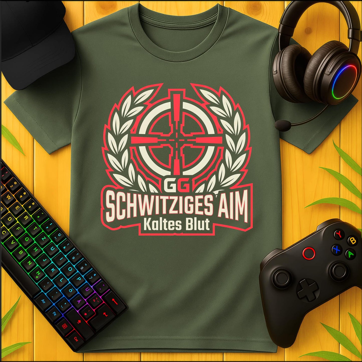 Schwitziges Aim T-Shirt