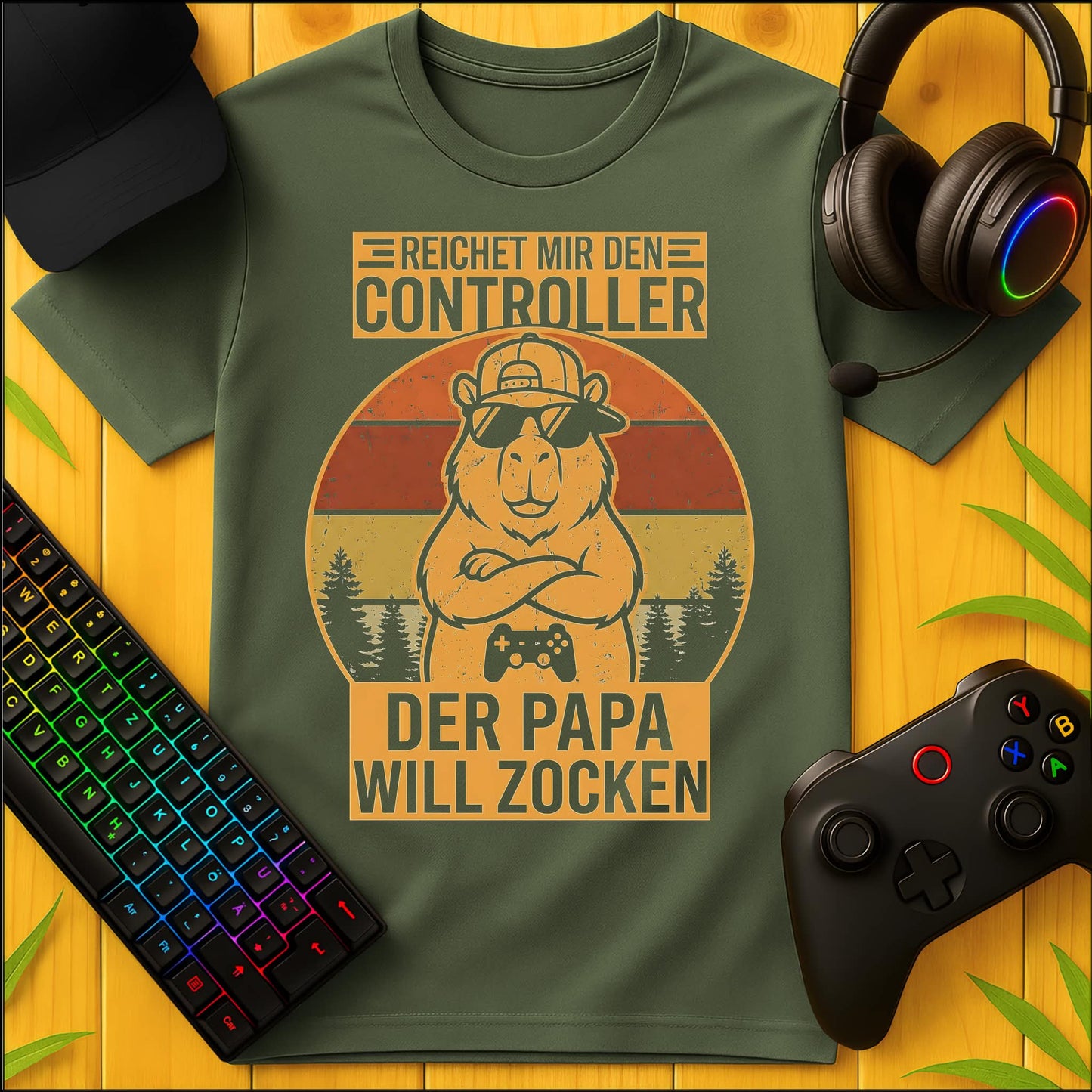 Der Papa will Zocken T-Shirt