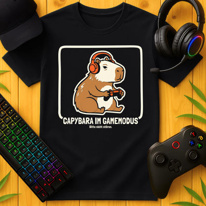 Capybara im Gamemodus T-Shirt