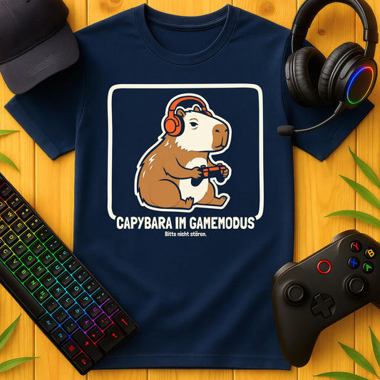Capybara im Gamemodus T-Shirt