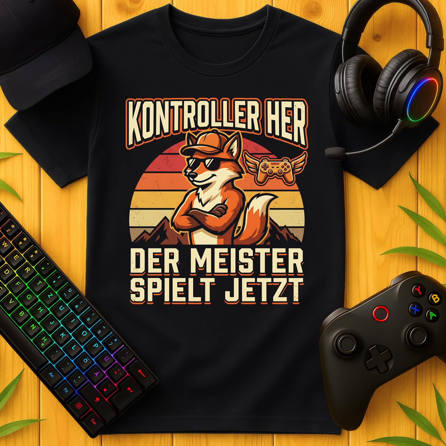 Der Meister spielt T-Shirt für Kids