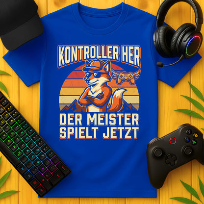 Der Meister spielt T-Shirt für Kids