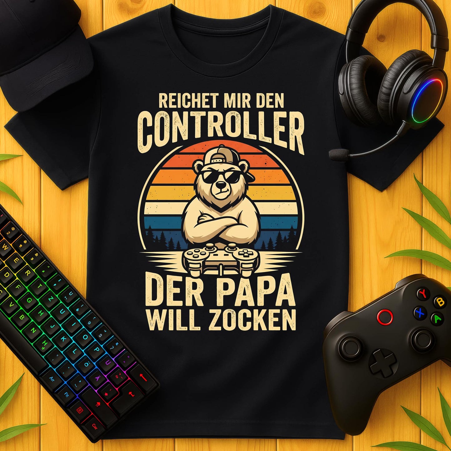Papa will Zocken T-Shirt
