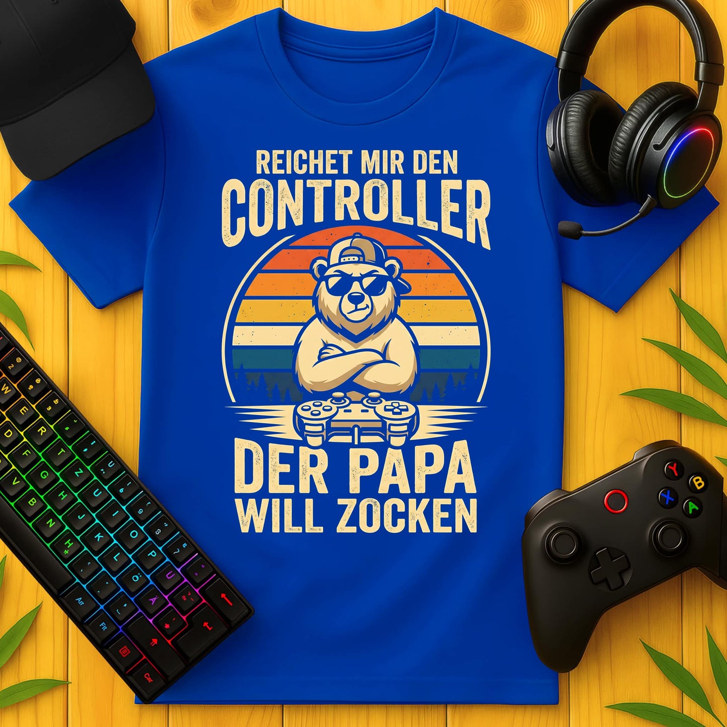 Papa will Zocken T-Shirt