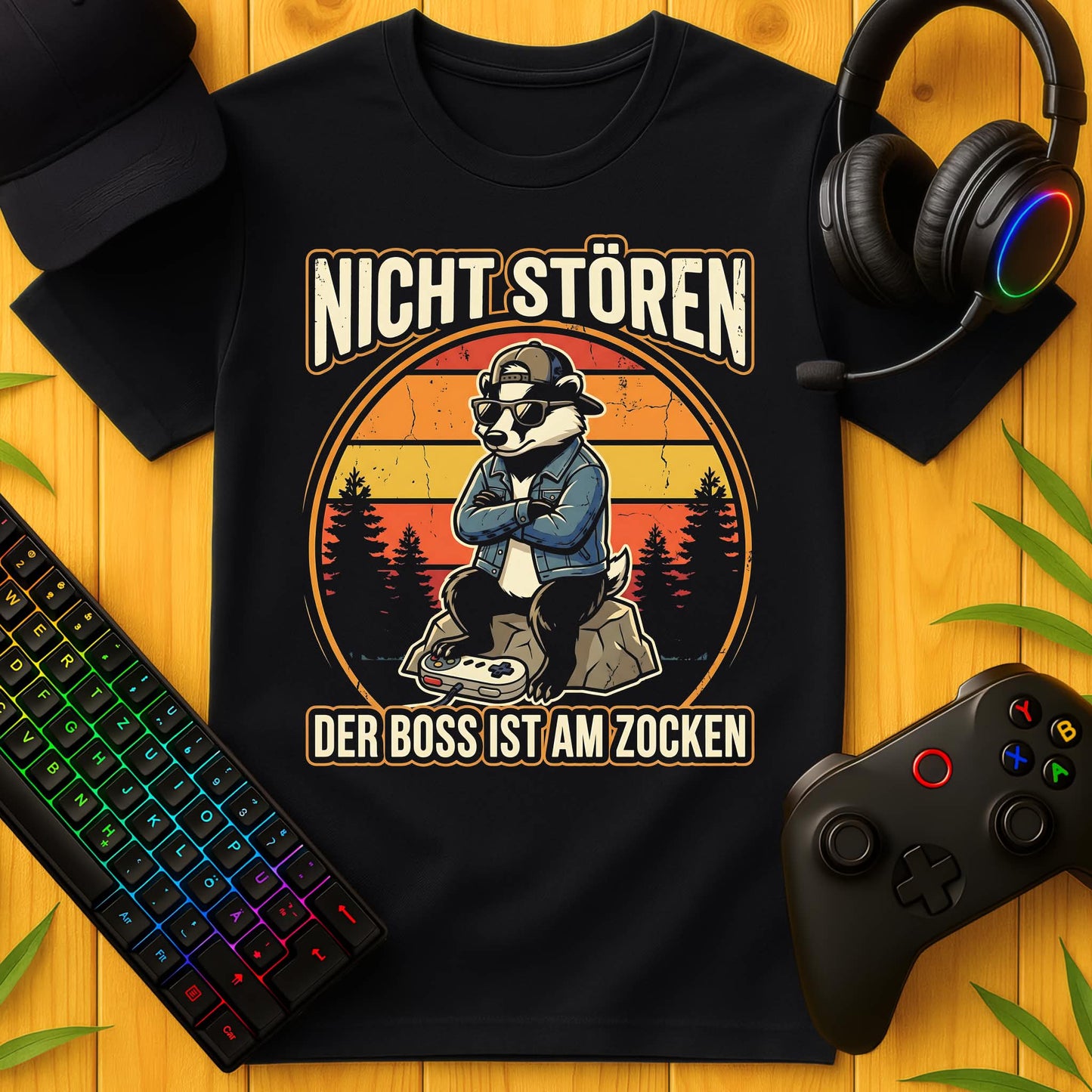 Nicht stören Raccoon T-Shirt